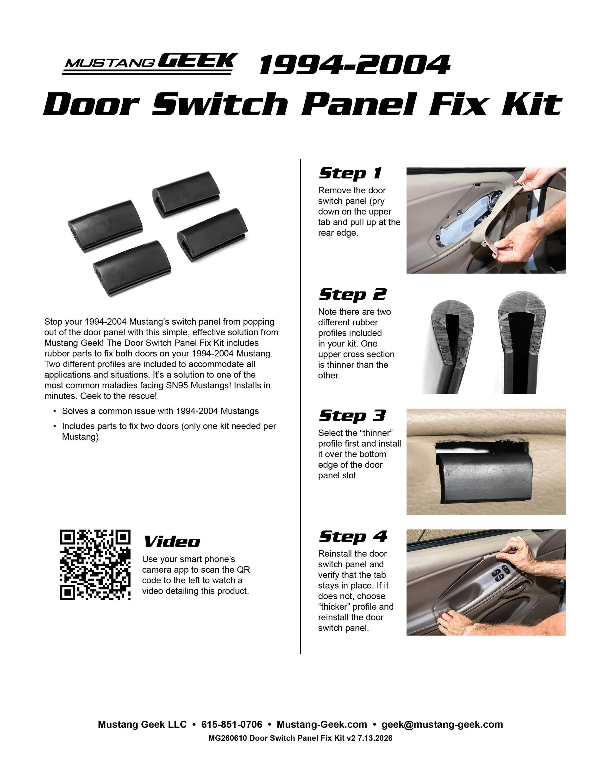 プリンススカイラインS50　54 ダッシュボード Door Switch Panel Fix Kit — Mustang Geek